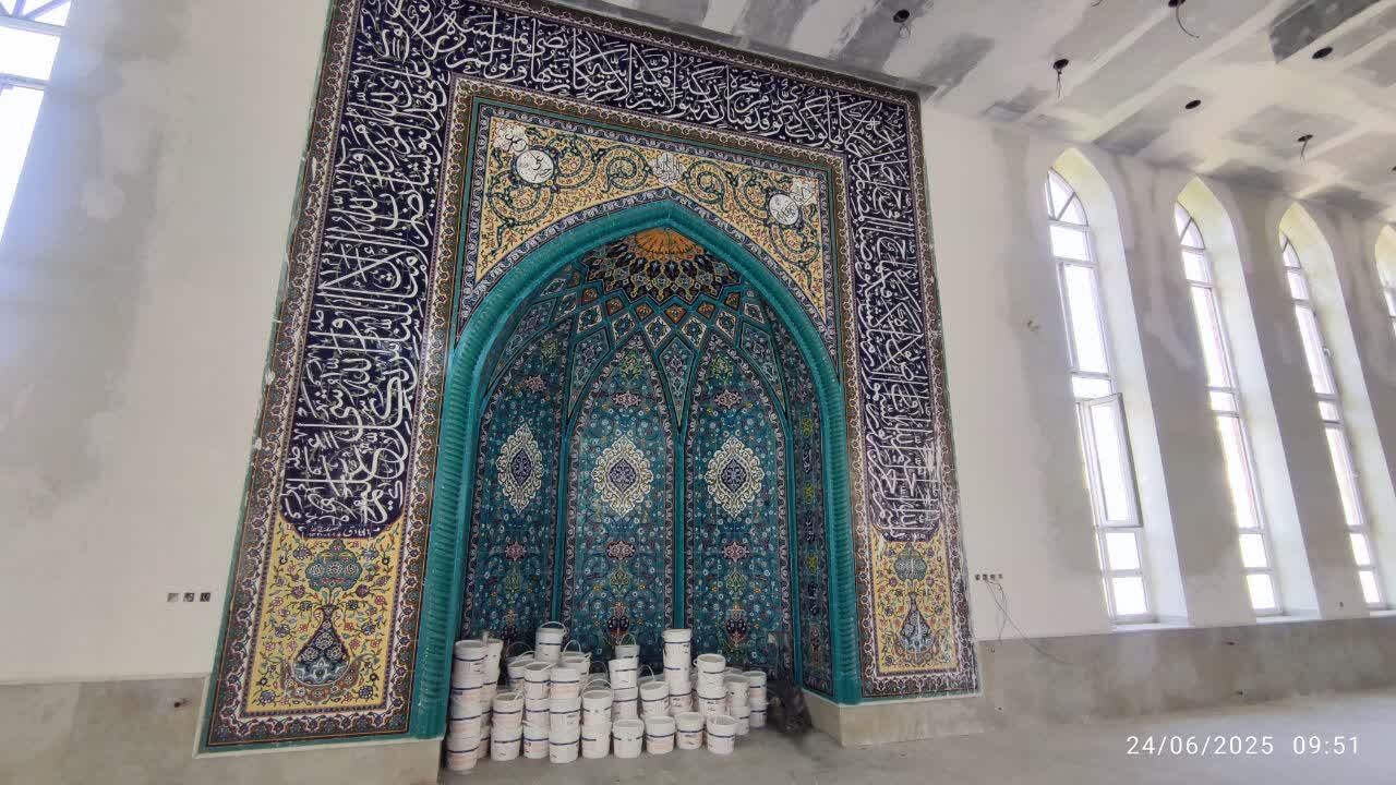 بازسازی مسجد جامع بانه به پایان رسید