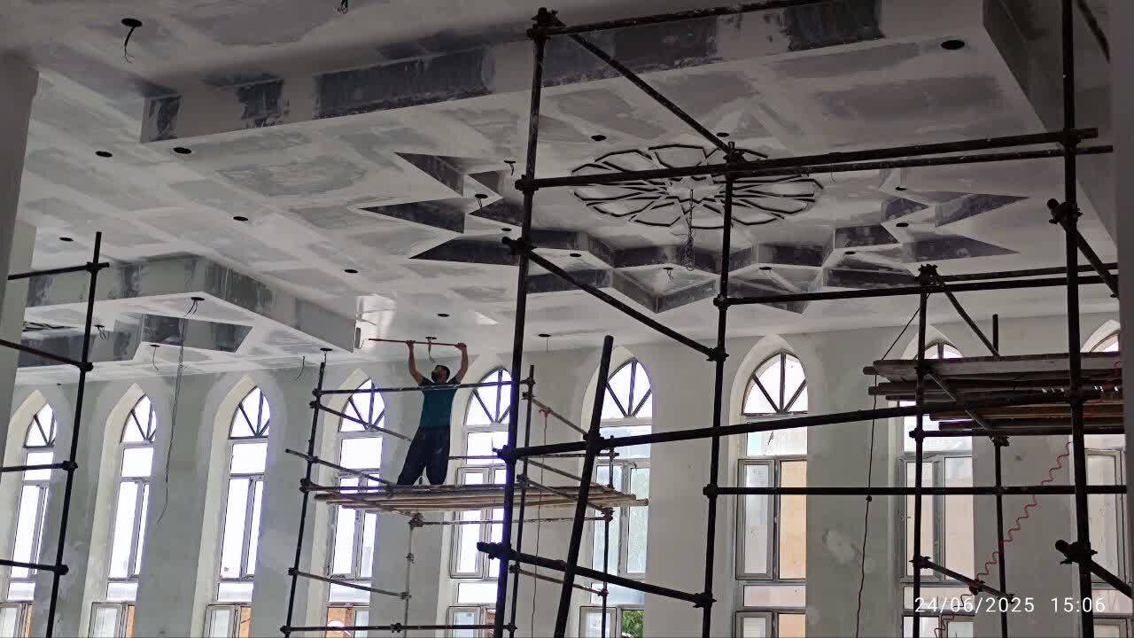 بازسازی مسجد جامع بانه به پایان رسید