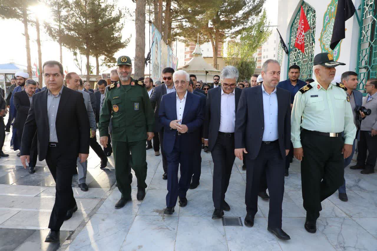 مراسم غبارروبی گلزار شهدا در خراسان شمالی انجام شد