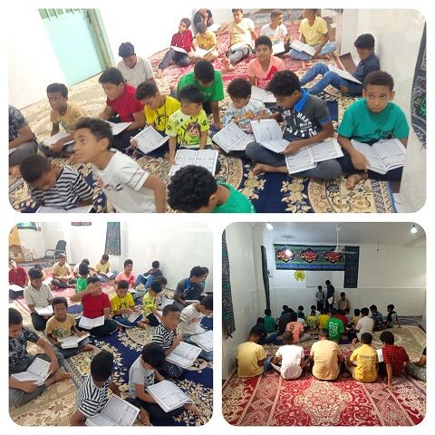 این مسجد تابستان داغ هرمزگان را برای بچه‌ها به‌یادماندنی کرد