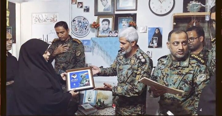 بازدید یگان ویژه خراسان جنوبی از خانه موزه محله‌ای شهید سرلشکر خلبان رئوفی‌فرد