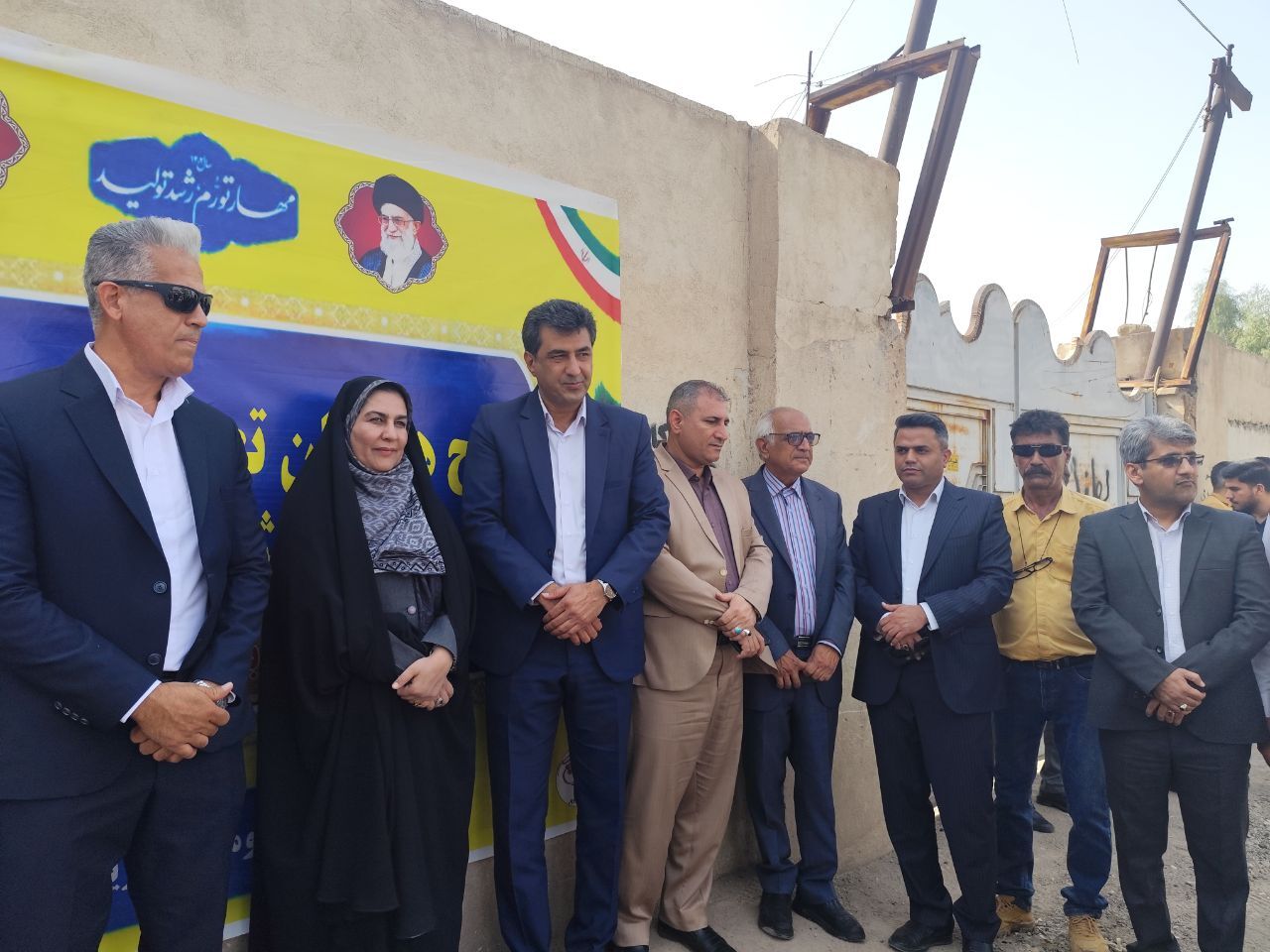 افتتاح و کلنگ زنی ۳۰ میلیارد تومان پروژه عمرانی در بخش مرکزی شهرستان جیرفت
