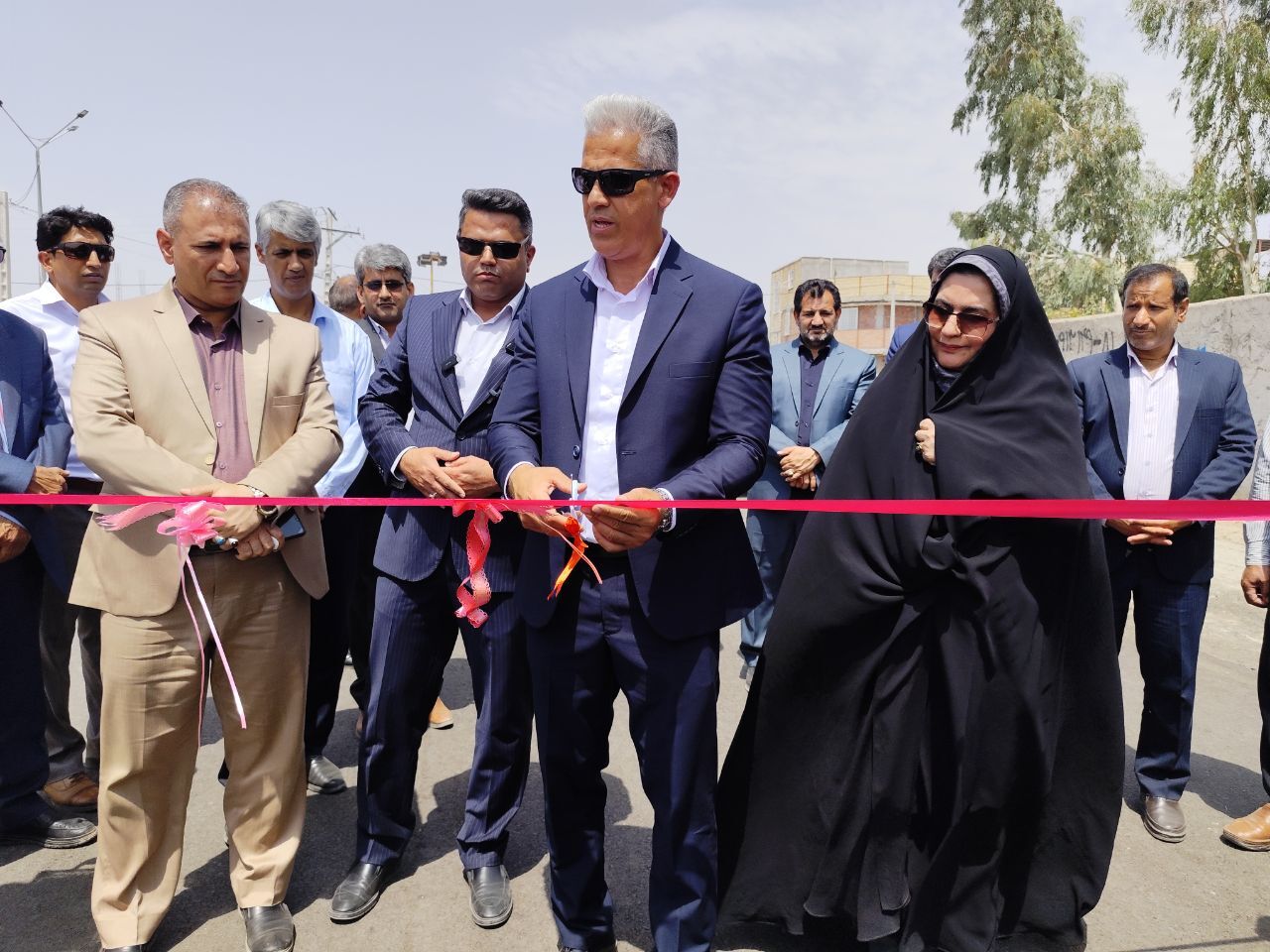 افتتاح و کلنگ زنی ۳۰ میلیارد تومان پروژه عمرانی در بخش مرکزی شهرستان جیرفت