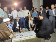 تکمیل بنای مرقد مطهر شهید گمنام بلوک تا دهه فجر