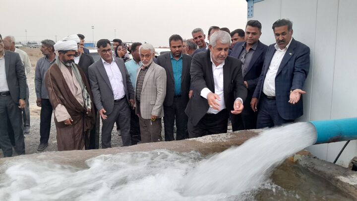 افتتاح ۱۳ پروژه آبرسانی در بخش اسماعیلی شهرستان جیرفت همزمان با هفته دولت