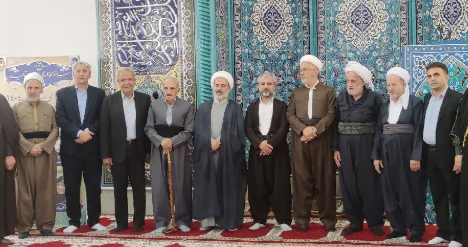 افتتاح مسجد جامع بانه پس از بازسازی با اعتباری بالغ بر شش میلیارد تومان