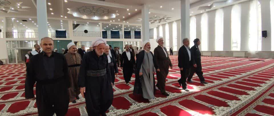 افتتاح مسجد جامع بانه پس از بازسازی با اعتباری بالغ بر شش میلیارد تومان