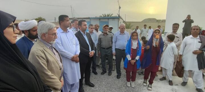 افتتاح مدرسه ۶ کلاسه در بخش ساربوک قصرقند