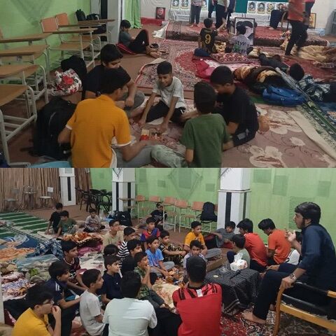 شبب زنده‌داری با طعم معنویت و شادی در مسجد تازیان بالا