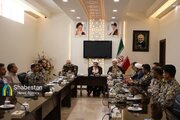 دیدار ارشد نظامی ارتش و کارکنان پدافند هوایی کرمان با نماینده ولی فقیه در استان