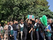 بدرقه شهید دهه شصتی کرمان با حس و حال امام‌رضایی