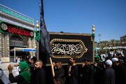 تشییع نمادین پیکر امام حسن عسکری(ع) در کربلا