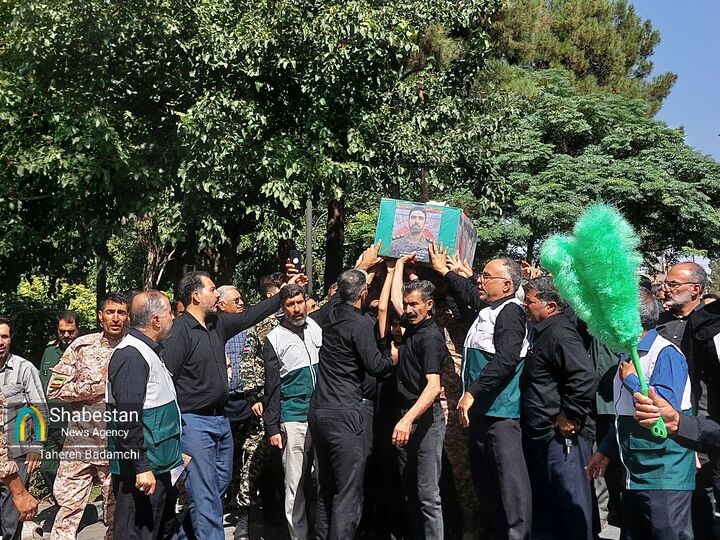 بدرقه شهید دهه شصتی کرمان با حس و حال امام‌رضایی