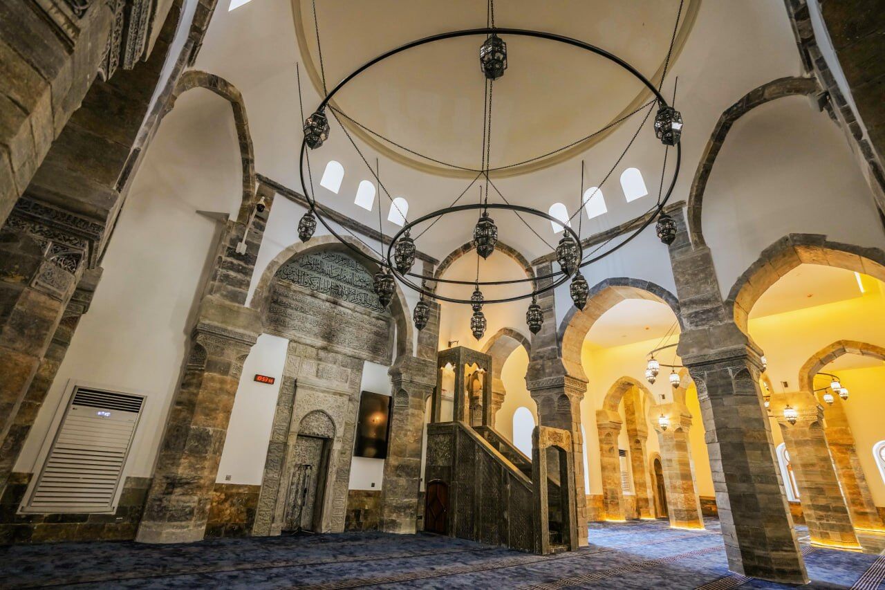 بازگشایی مسجد جامع نوری و مناره کج آن در موصل+ عکس