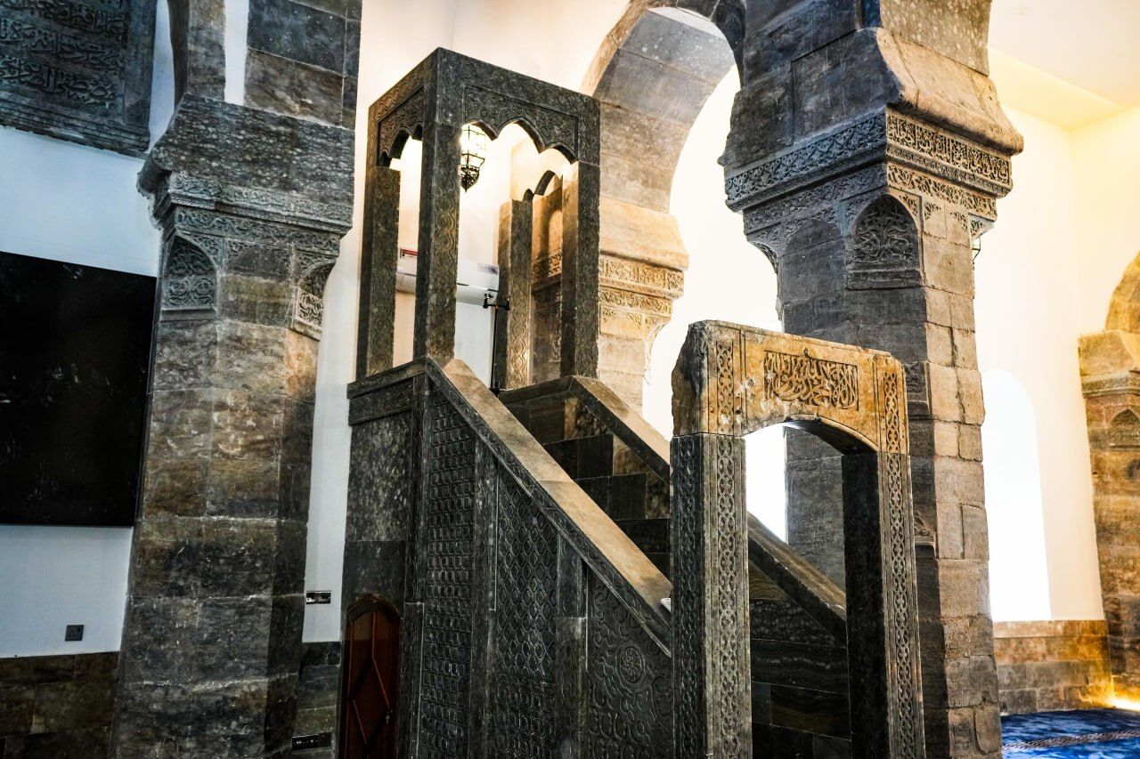 بازگشایی مسجد جامع نوری و مناره کج آن در موصل+ عکس