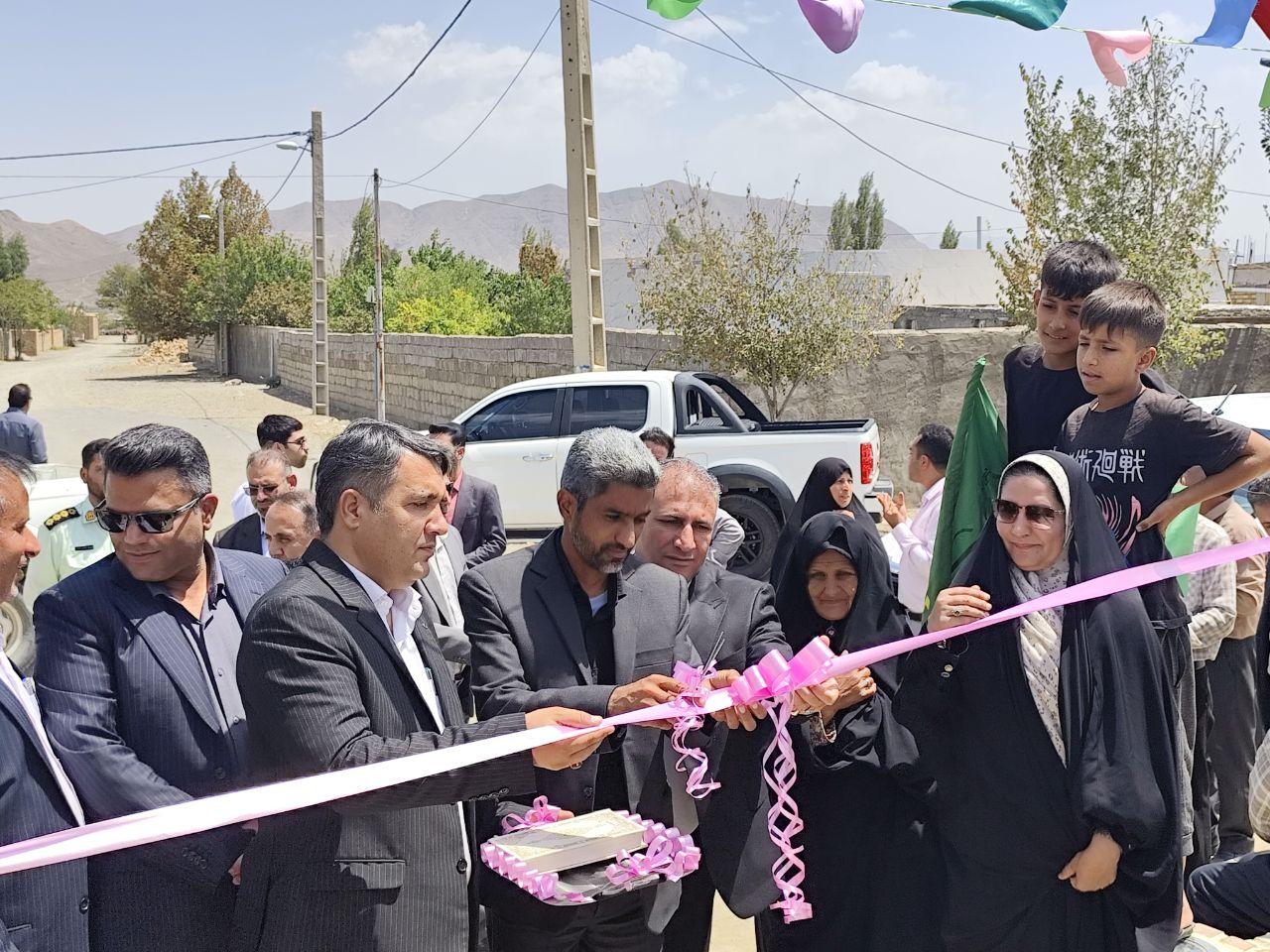 افتتاح پروژه های عمرانی در بخش اسفندقه جیرفت