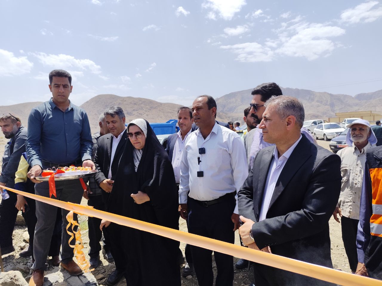 افتتاح پروژه های عمرانی در بخش اسفندقه جیرفت