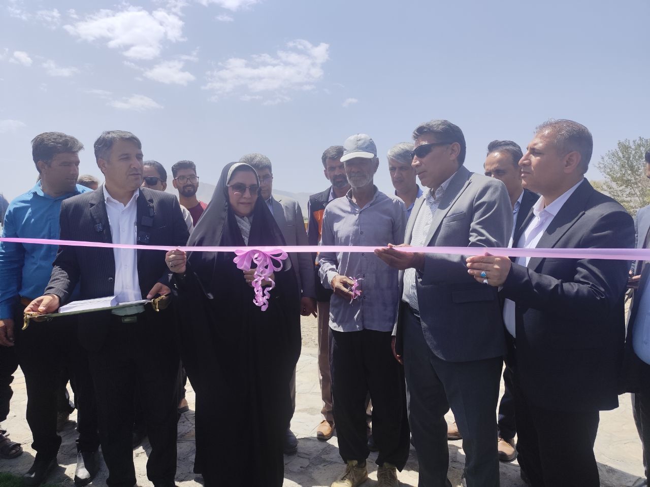 افتتاح پروژه های عمرانی در بخش اسفندقه جیرفت