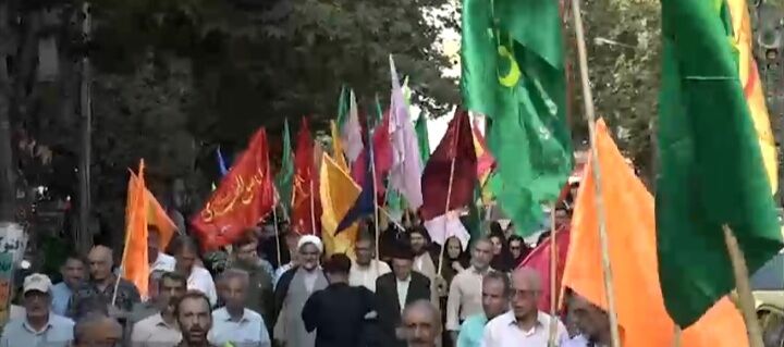 برپایی راهپیمایی و اجتماع منتظران ظهور در ساری