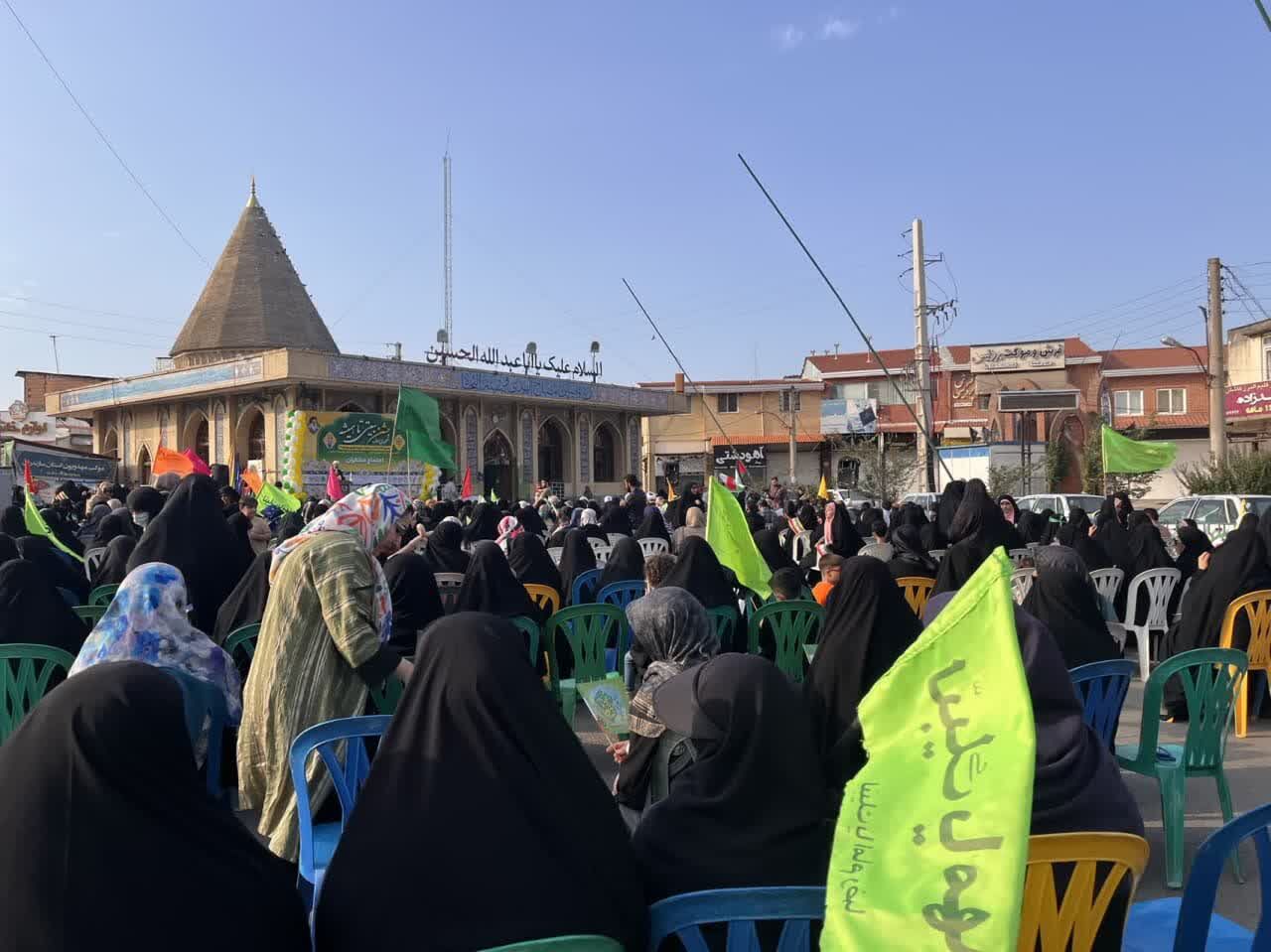 برپایی راهپیمایی و اجتماع منتظران ظهور در ساری