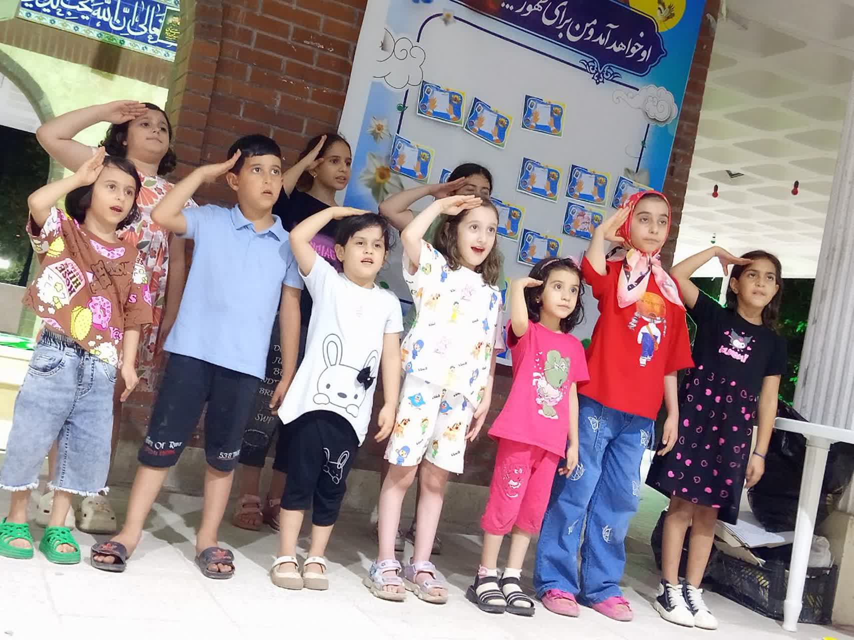 اجتماع کودکان امام زمانی در رشت