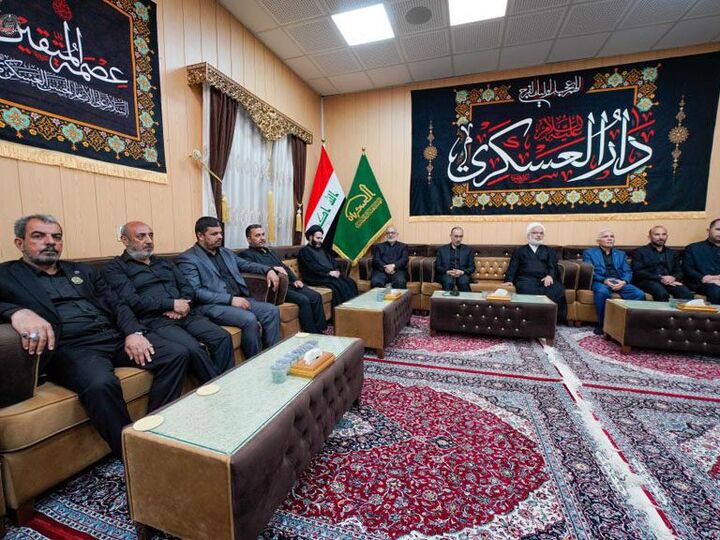 قدردانی آستان مقدس عسکریین از تلاشهای آستان علوی در برگزاری مراسم شهادت امام عسکری (ع)