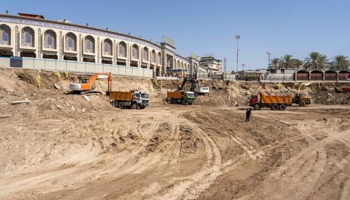 روند احداث صحن امام حسن (ع) در توسعه حرم حسینی