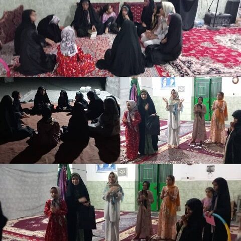 شبی به یادماندنی برای دختران نوجوان محله نعمت‌آباد در مسجد روستا