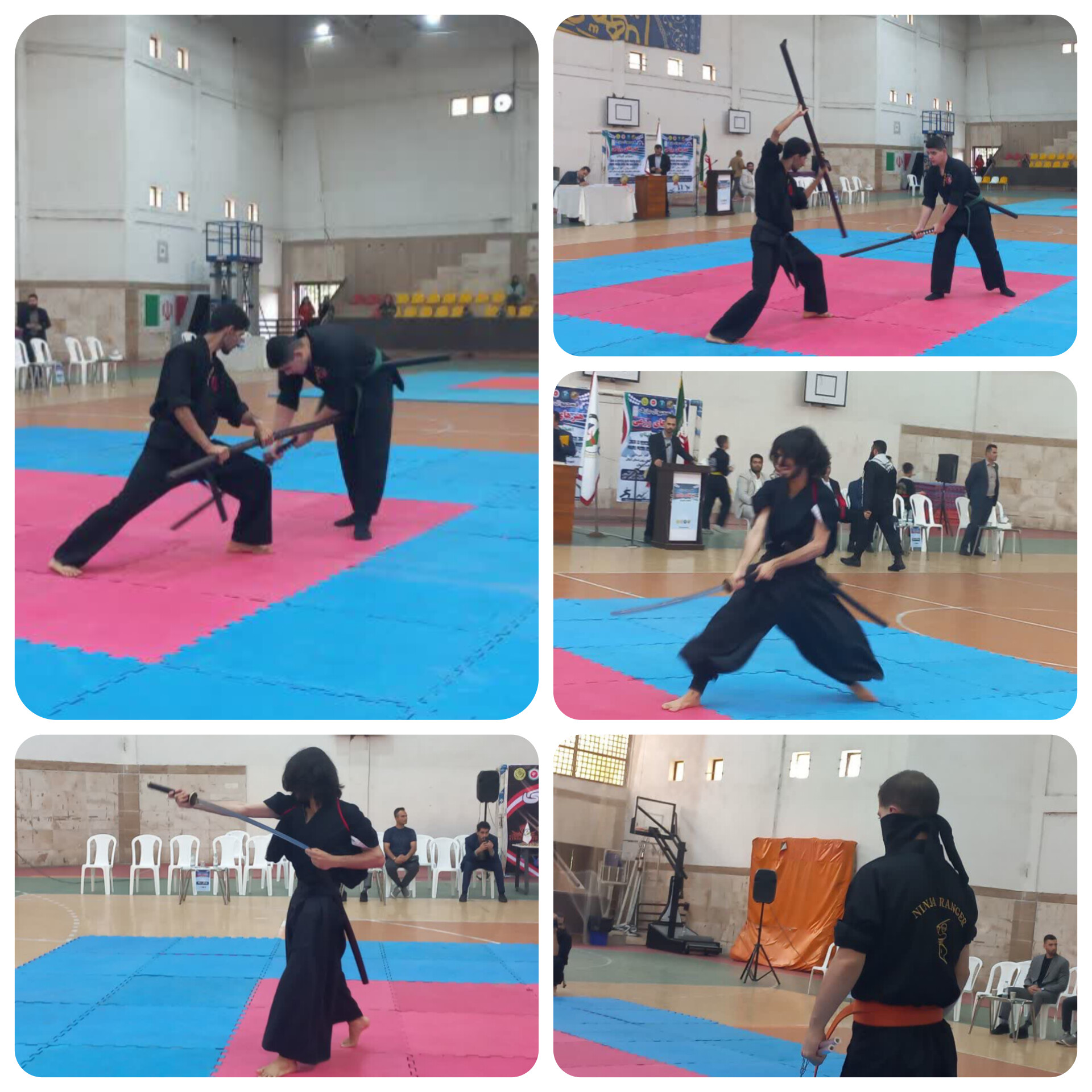 وقتی نمایش هنرهای رزمی به یاد شهدا برگزار شد