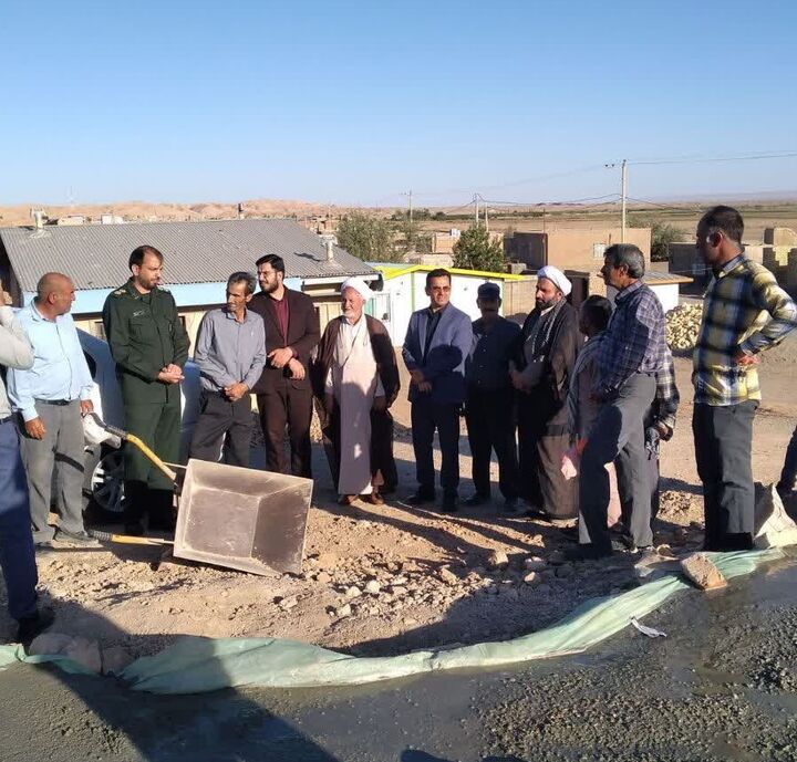 ساخت مسجد در روستای محروم ارک