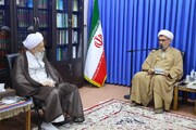 دیدار مدیرکل اوقاف مازندران با آیت الله محمدی لائینی