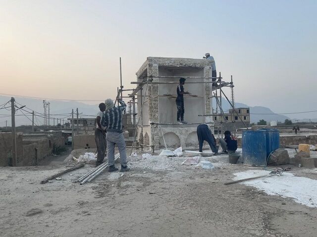 آغاز مرمت بادگیرهای تاریخی بندرپل