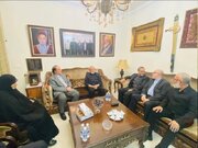 هیات پارلمانی ایران با خانواده شهید نصرالله دیدار کرد