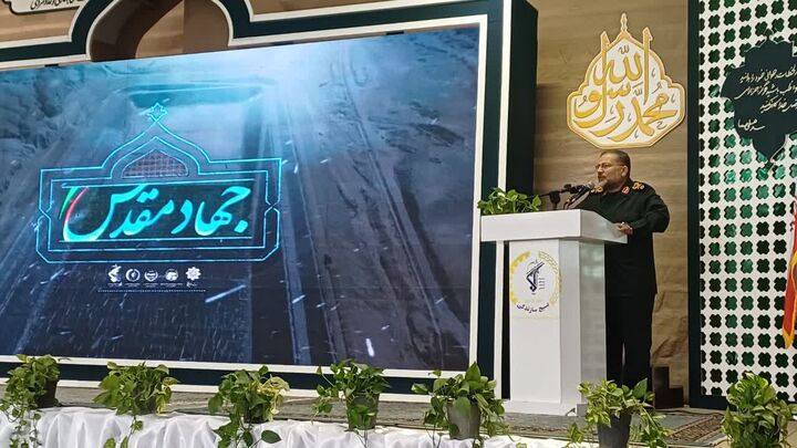 ملت ایران الگویی جهانی در مقاومت و خدمت جهادی است