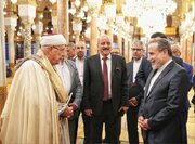 بازدید وزیر امور خارجه از مسجد «جامع الزیتونه» و دیدار با مفتی کل تونس
