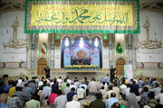 جشن شام میلاد ختم المرسلین و رئیس مذهب شیعه در حرم حضرت معصومه(س)