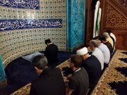 وزیر فرهنگ، نماز را با مسلمانان سن‌پترزبورگ اقامه کرد