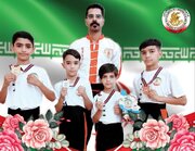 درخشش ورزشکاران کانون ساجدین سنگ‌چارک در مسابقات نیوکونگ‌فو