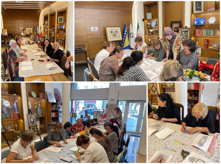 دور جدید کلاس‌های آموزشی هنرهای ایرانی ـ اسلامی در بوسنی و هرزگوین آغاز شد