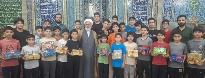 تجلیل از برگزیدگان طرح تابستانه مسجد کانون نشاط مسجد جامع قائم‌شهر