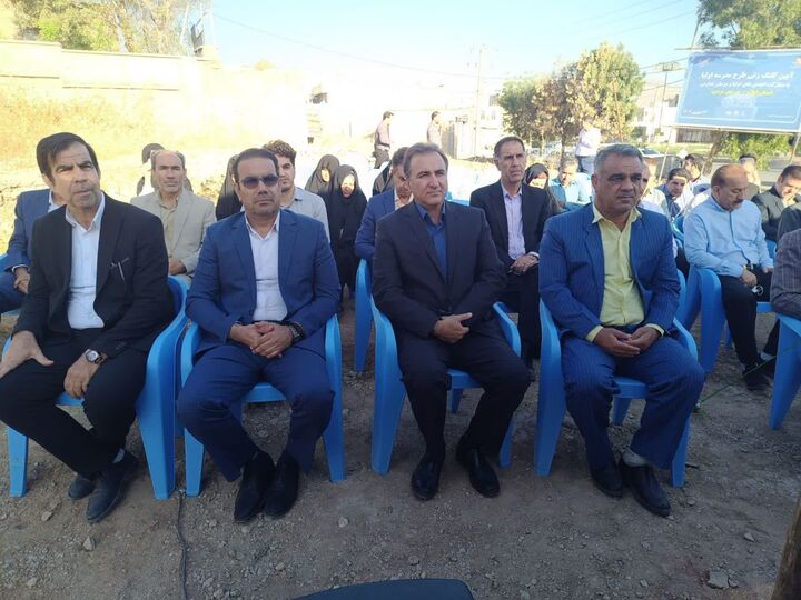 کلنگ مدرسه اولیا در شهرستان چرداول به زمین زده شد