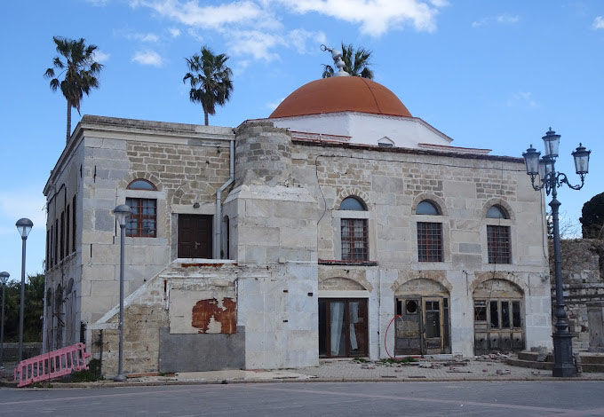 مرمت و بازسازی کامل مسجد دفتردار و فواره تاریخی آن در جزیره کوس یونان