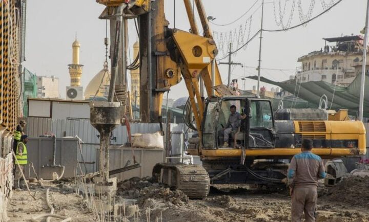 از سرگیری اجرای  پروژه سرداب باب القبله حرم حضرت عباس(ع)