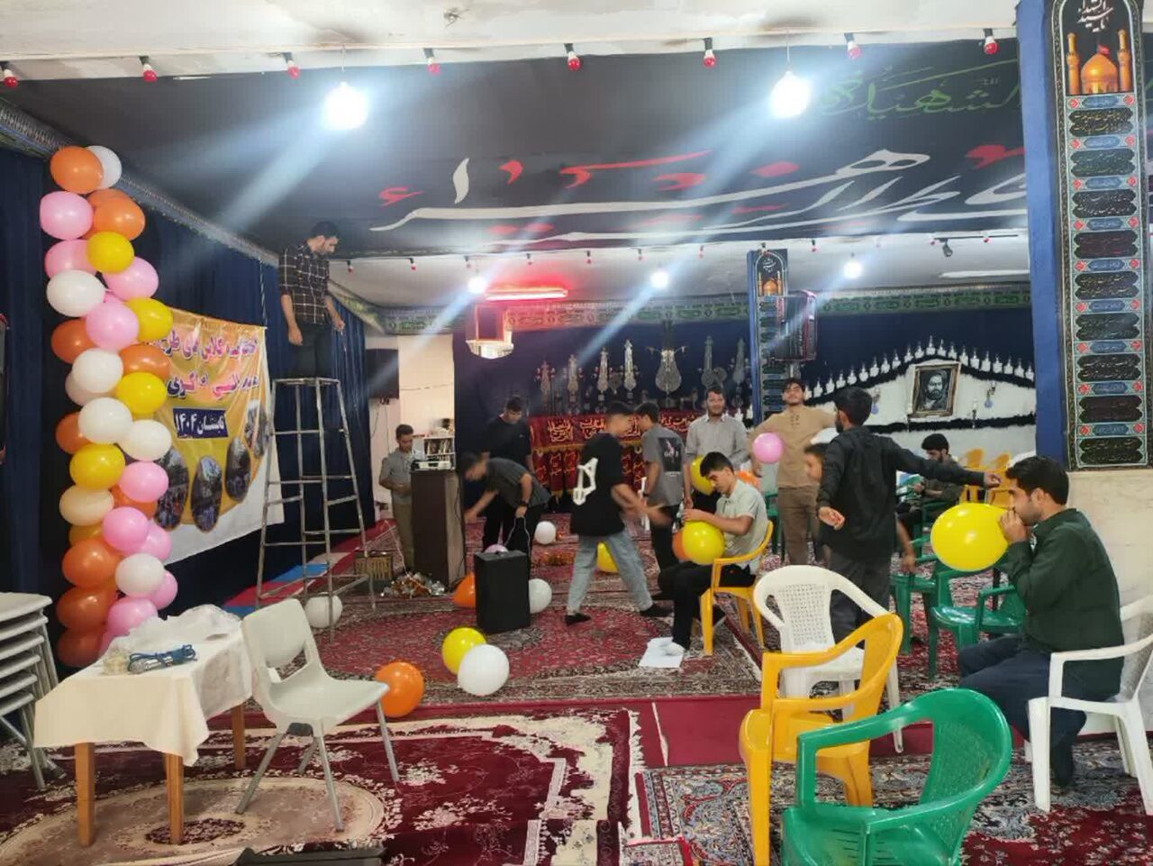 شهربازی در مسجد؛ پایان پرنشاط طرح تابستانه کانون سید احمد خمینی