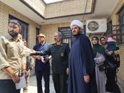 بازدید فرمانده سپاه جیرفت از روند برگزاری اردوهای جهادی در شهر بلوک