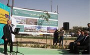 آغاز عملیات اجرای بزرگترین باغ تئاتر کشور با حضور وزیر فرهنگ
