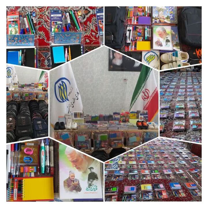 ۱٠٠٠ بسته نوشت افزار بین دانش‌آموزان نیازمند آذربایجان شرقی توزیع شد