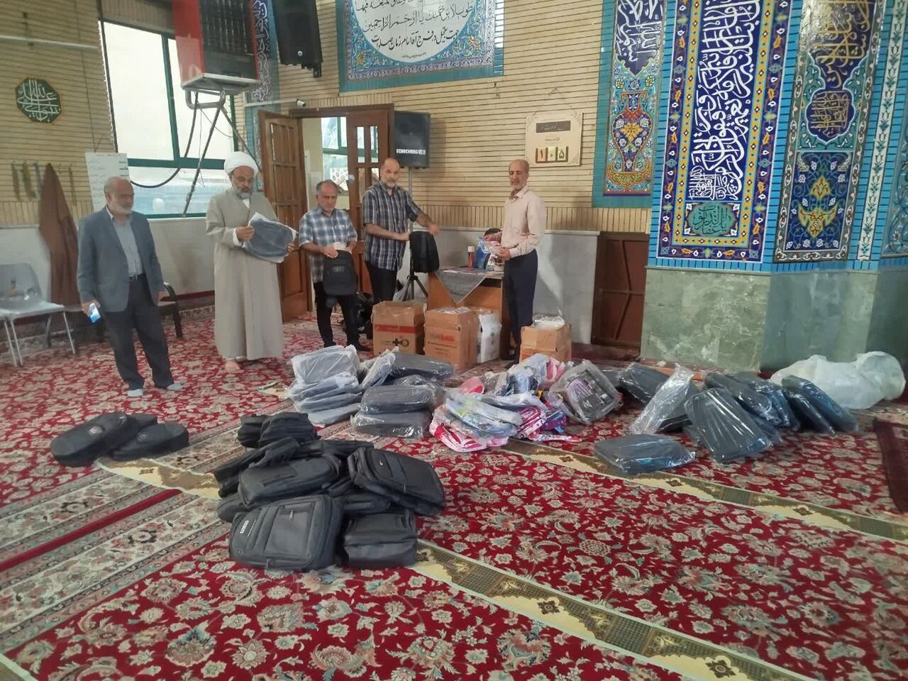 مهرورزی بچههای مسجدی مشهد در شروع مهر