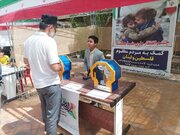 اجرای مرحله چهارم پویش «ایران همدل» در آران و بیدگل