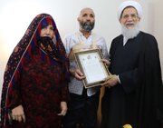 دیدار رئیس سازمان عقیدتی سیاسی ارتش با خانواده سرباز شهید «ربانی»